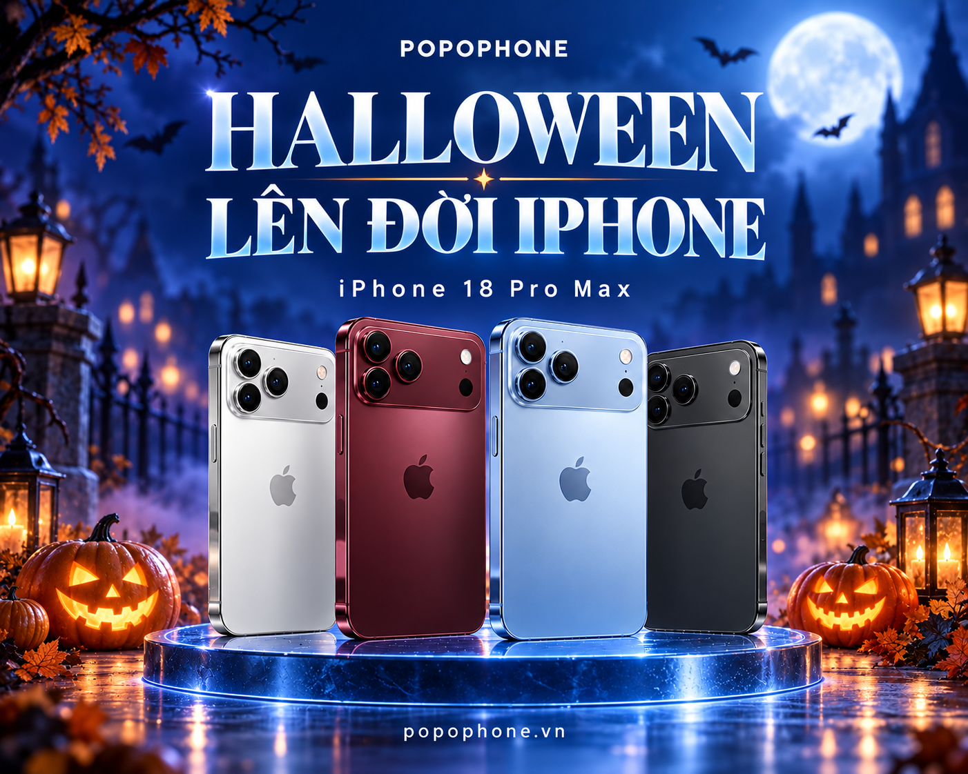 Halloween lên đời iPhone — iPhone 18 Pro Max tại POPOPHONE